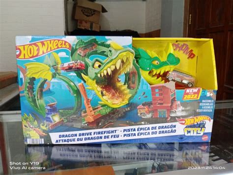 Hot Wheel City Dragon Chomp New For 2022 Naga Hot Whel Mainan Track