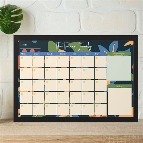 Calendar Frame - Etsy