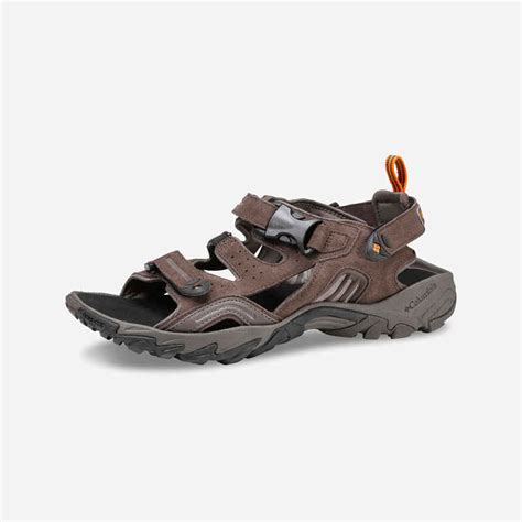 Mens Walking Sandals Columbia Ridge Venture Brown Decathlon