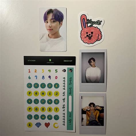 Bts Deco Kit Jungkook Jk Hobbies Toys Memorabilia Collectibles K