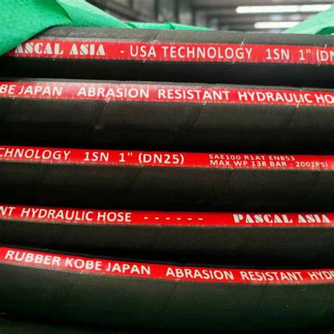 4sh High Pressure Spiral Reinforced Rubber Hydraulic Hose With Fitting