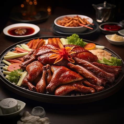 Premium Ai Image Irresistible Peking Duck Platter