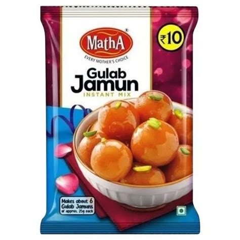 Matha Gulab Jamun Instant Mix Packaging Type Plastic Pack At Rs 80