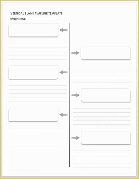 Blank Template Timeline