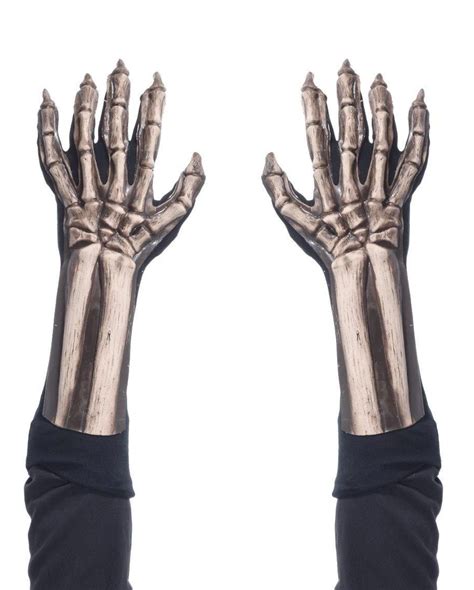 Deluxe Skeleton Gloves Halloween Costume Accessories Horror Shop