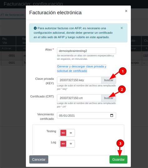 Actualizar El Certificado De AFIP Tutoriales ISPbrain