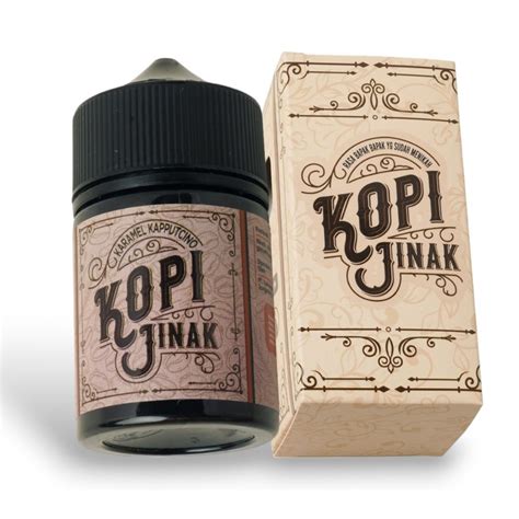 Jual Kopi Jinak Karamel Kapputcino 60ML By Koko Sarang X Noir Liquid