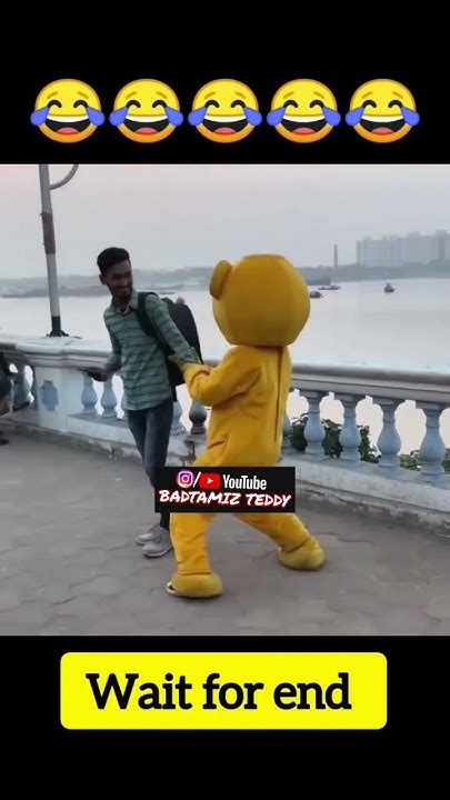 Funny 🤣 Teddy Prank On Cute Girl 🥰 Cute Girl Reaction 😂viral Taddy