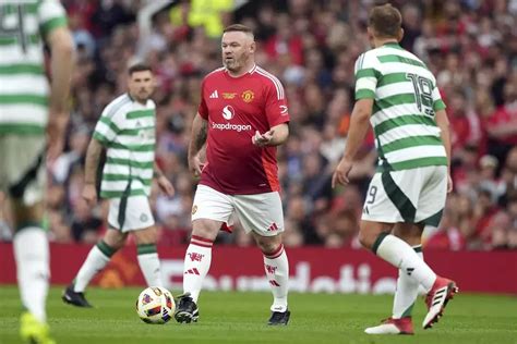 Hasil Legenda Man United Vs Celtic Wayne Rooney Cetak Gol Dari