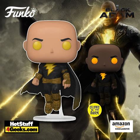 New Black Adam Black Adam Flying Gitd Funko Pop Exc