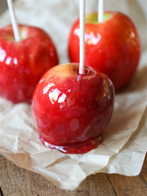 Cinnamon Candy Apples - Our Best Bites