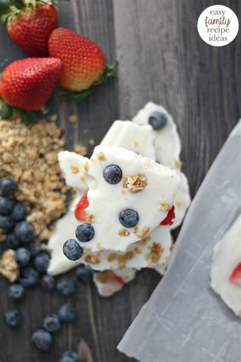 Frozen Yogurt Bark Recipe Easy And Healthy