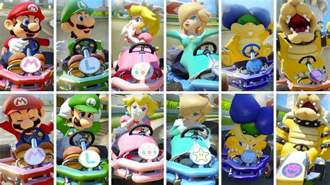 Mario Kart 8 Deluxe All Winning Losing Animations YouTube