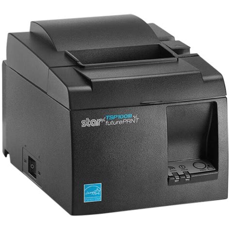 Star Tsp Iiibi Gray Thermal Receipt Printer With Bluetooth