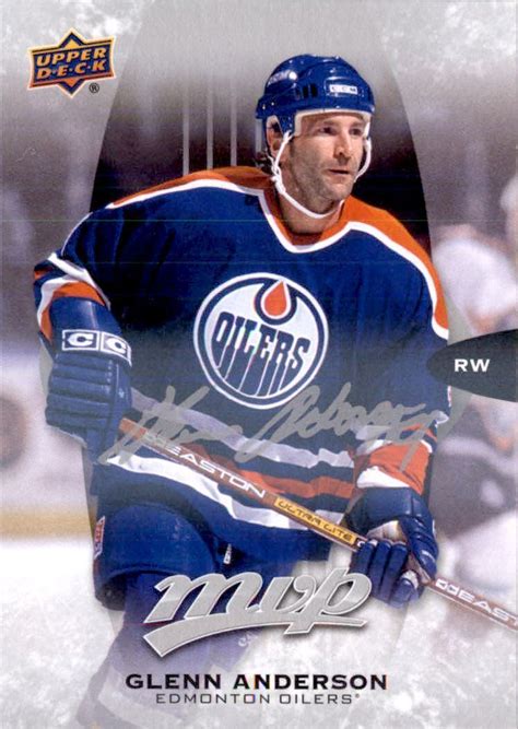 2016 17 Upper Deck MVP Silver Script 273 Glenn Anderson EBay