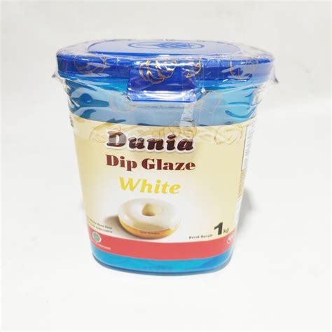 Jual Dunia Dip Glaze White 1Kg Rasa Susu Shopee Indonesia