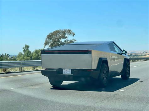 Tesla Cybertruck Finally Gets Its Rear Light Bar Plus First Look At Infotainment Ux