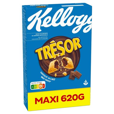 Livraison à domicile Kellogg s Céréales Trésor chocolat au lait 620g