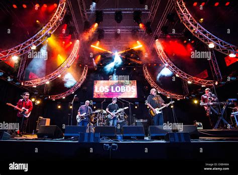 Lugano Switzerland 09th July 2015 The Mexican American Rock Band Los
