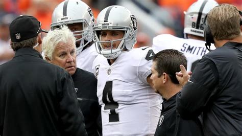 Miko Grimes Claims Raiders Ol Let Derek Carr Get Hit Injured