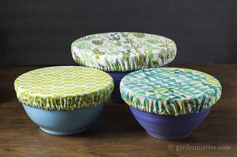 Fabric Bowl Covers Tutorial Easy Beginner Sewing Project