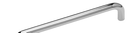 D Pull Handle Bolt Through 19mm Diameter Polished Stainless Steel