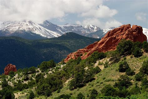 Pikes Peak And Garden Of The Gods Photograph By Swkrullimaging