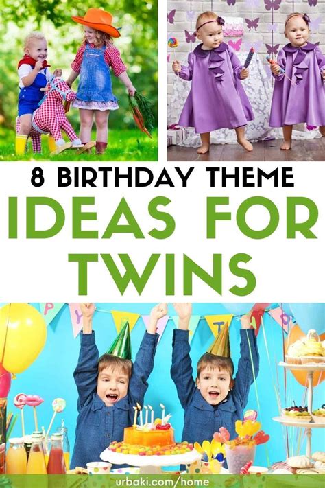 When it's time to celebrate the twins' birthday, these party theme ideas promise a double dose ...