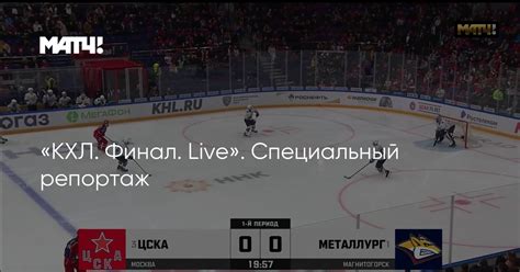 «КХЛ. Финал. Live». Специальный репортаж