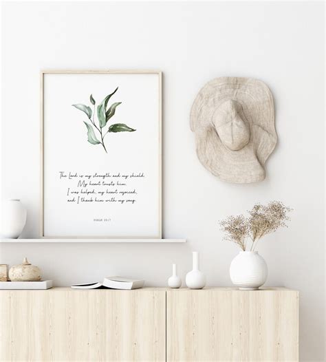 Christian Wall Art Bible Verse Wall Art Christian Prints Etsy