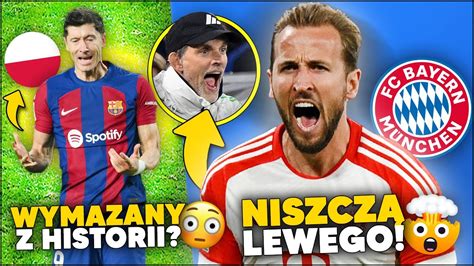 dzieje się Harry Kane NISZCZY LEGENDĘ Lewego POBIJE REKORD Pique