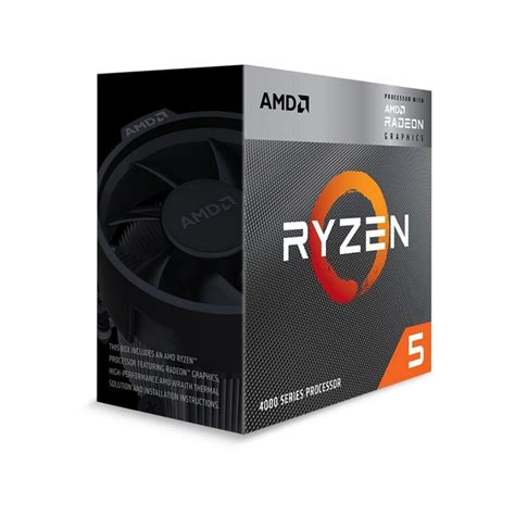 AMD Ryzen 5 4600G CPU AM4 3.7GHz 6-Core Processor With Radeon Graphics ...