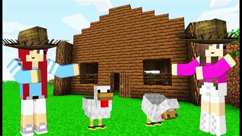 Minecraft Survival Construindo Celeiro Para Os Animais Youtube