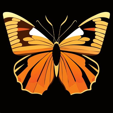 Premium Vector Monarch Butterfly S Graceful Flight Artistic Marvel