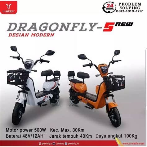 Jual Uwinfly Dragonfly Df Dragonfly Sepeda Listrik Garansi Resmi