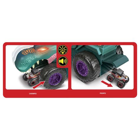 Hot Wheels Monster Trucks Car Chompin Mega Wrex Vehicle Mattel Tates Toys Australia The