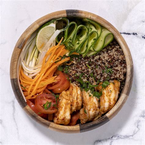 Shrimp Quinoa Bowl Fit Panda