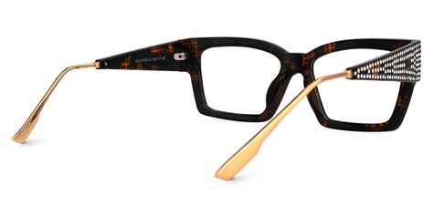 Rectangle Tortoise Eyeglasses