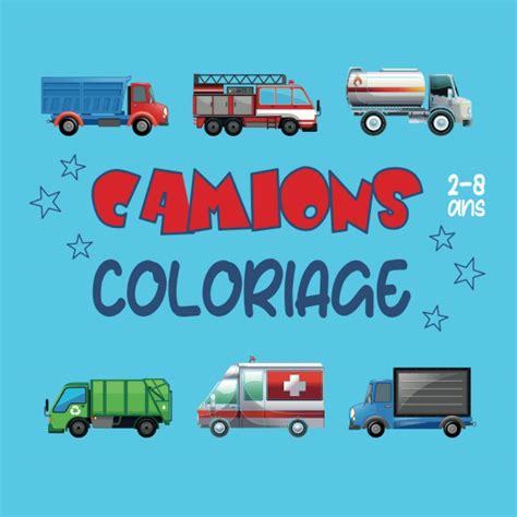 Amazon In Buy Camions Coloriage Livre De Coloriage Plus De