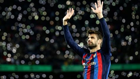 Watch Tearful Gerard Pique Bids Farewell To Camp Nou