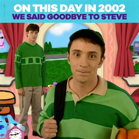 Nickalive On This Day In 2002 On Nickelodeon Steve Went To College Blues Clues