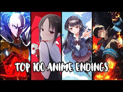 MY TOP 100 ANIME ENDINGS YouTube