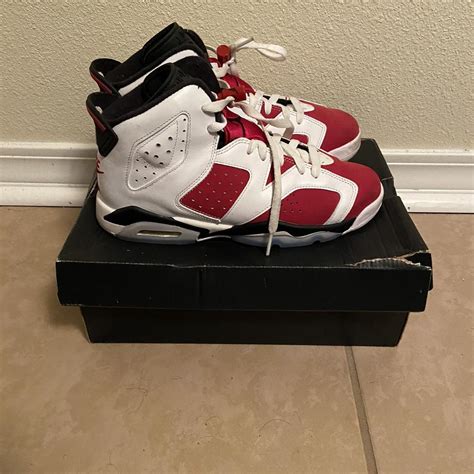 Jordan 6 Retro ‘Carmine’ 2021 GS AUTHENTIC Comes in... - Depop