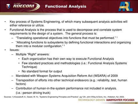 Ppt A Scientific Approach To Consistent Functional Analysis The System Capabilities Analytic