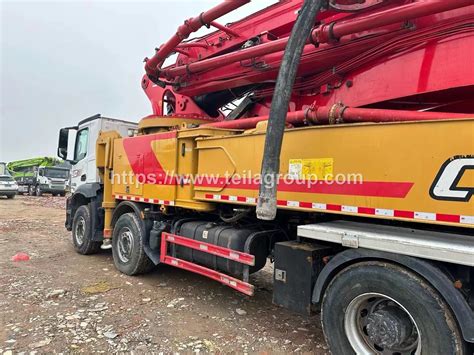 Hand Used Sany Benz M Concrete Pump Truck Mobile Concrete Boom