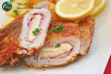 Recette minceur Escalope de volaille façon cordon bleu