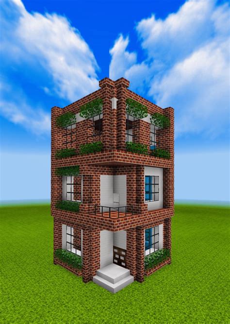 Best Brick House Designs Minecraft Ressmat