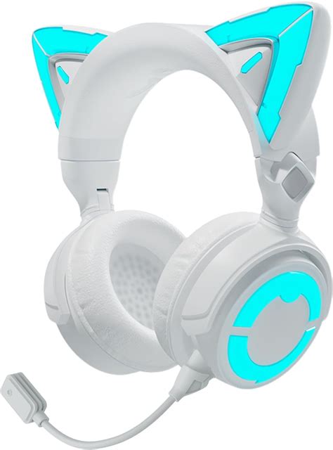 Yowu Rgb Cat Ear Headphones Upgraded Wireless And Wired Gaming