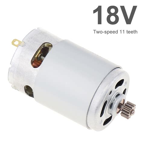 มอเตอร์ DC ความเร็วสูง RS550 18V 23000 RPM พร้อมกล่องเกียร์แรงบิดสูง 11 ...
