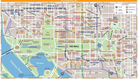 Printable Map Of Dc Monuments - Printable Maps